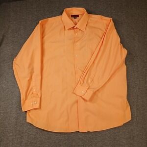 Architect Men's Size 2XL Cantaloupe Color‎ Cotton Blend Long Sleeve Shirt